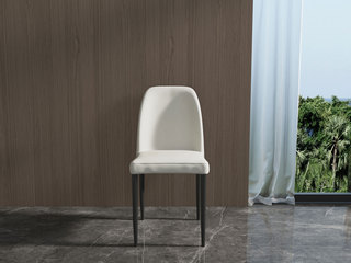 极简风格 优质皮艺 白色 餐椅（单把价格 需双数购买 单数不发货）