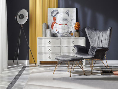  美克家居旗下品牌品牌星云单人位沙发 意式极简  黑色布艺结合金属框架 彰显空间独特调性
