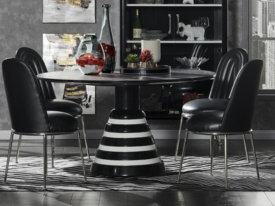  美克家居旗下品牌Space系列餐椅 意式极简 以科幻文化为灵感 开启“凡尔纳”式的未来之旅