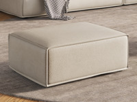 歌迪 极简风格 豆腐块沙发 健康环保科技布 柔韧耐磨防水防污 高弹舒适支撑 经典方正饱满造型 米白色 脚踏