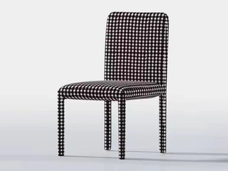  极简风格 羊绒布+定型棉 餐椅（单把价格 需双数购买 单数不发货）
