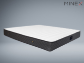 寐MINEX 梦洁高端床上用品 乐享系列 进口天然乳胶 邦尼尔连锁弹簧 45D高回弹海绵 有机中空纤维棉 20CM 1.2*2.0米床垫