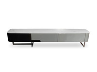 诺美帝斯 极简风格 防滑耐磨微晶石台面+不锈钢脚 电视柜