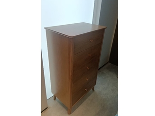  原木风格 68*42*115 五斗柜 （定制产品不退不换）
