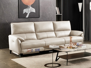 芝华仕国际秀场经典同款 米兰真皮双电动沙发