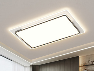 【包邮】 现代简约 铁+亚克力 客厅卧室系列 全屋套餐XY0188黑-两室一厅-三色变光 黑色 两室一厅(含光源 LED贴片)（内蒙古，新疆，西藏，青海，甘肃、宁夏等地区不包邮 运费请咨询客服）