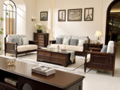 艾美利嘉 经典美式风格 高品级北美进口桃花芯木 高织高密棉麻布 曲线弧度圆润实木脚 高弹厚实饱满海绵座包 进口俄罗斯落叶松实木框架 黑胡桃色 沙发组合 1+2+3人位沙发（整体沙发 下单前需确认电梯和楼梯尺寸）