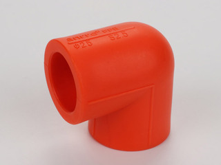 PP-R彩色水管 90°弯头 规格25 数量288个/箱 橙色