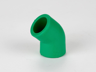 PP-R彩色水管 45°弯头 规格32 数量144个/箱 绿色