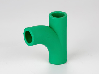 PP-R彩色水管 顺水三通 规格20 数量144个/箱 绿色