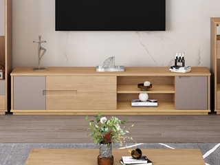  北欧风格 泰国进口橡胶木 1.5米电视柜
