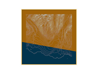  晶瓷+铝合金框 晶瓷画