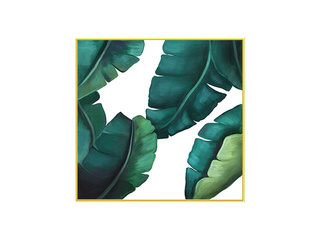  晶瓷+铝合金框 晶瓷画（摆场专用）