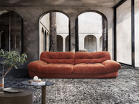 Milantti 米兰蒂 云朵沙发 极简风格 抗磨耐刮 高档麂皮绒 羽绒 俄罗斯进口落叶松实木框架 云朵布艺沙发（三人位  整体沙发）（整体沙发 下单前需确认电梯和楼梯尺寸）