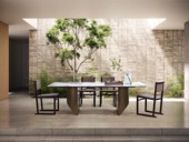 Milantti 米兰蒂 极简风格 大千世界亮光岩板 餐桌